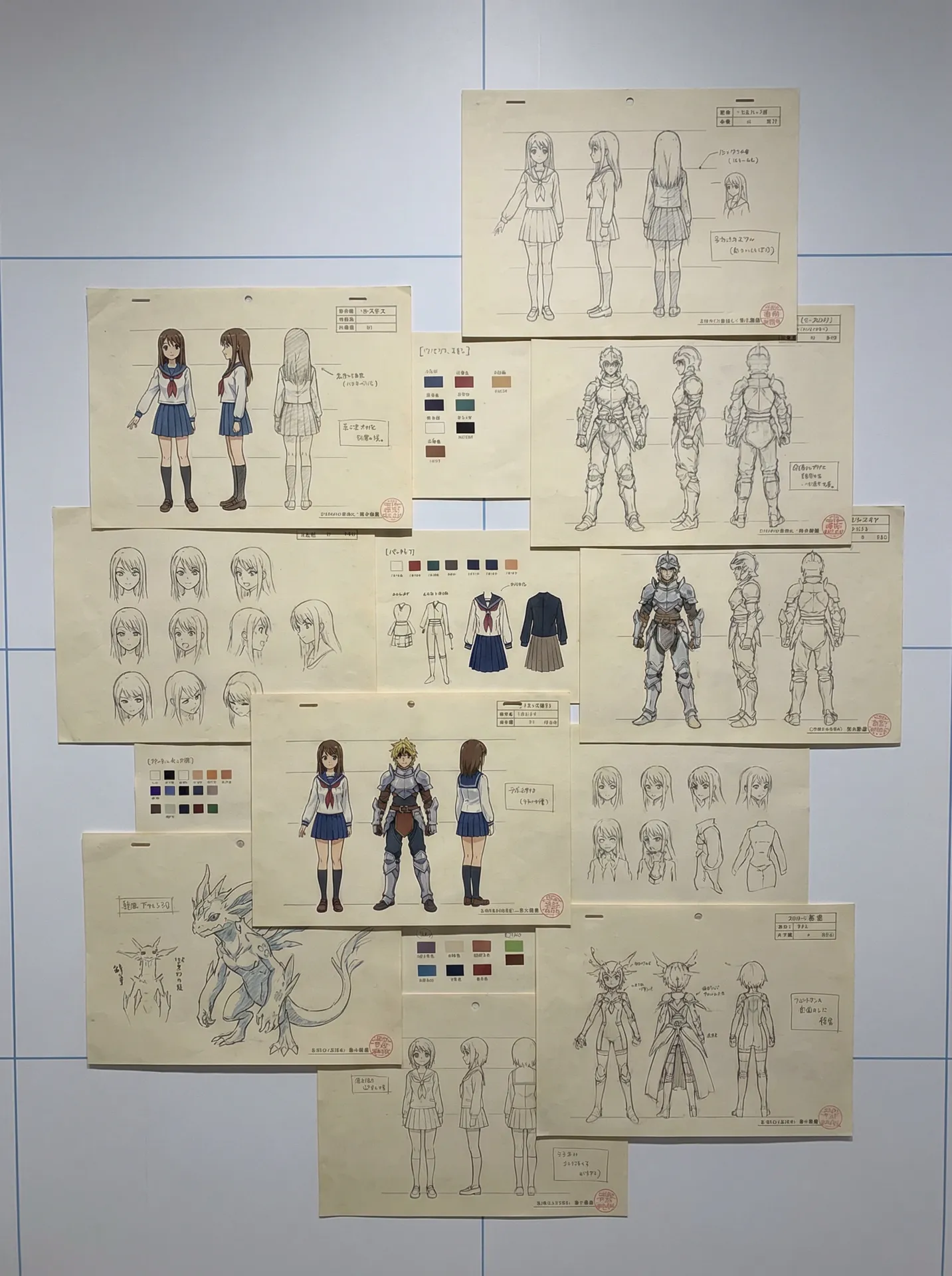 成人动漫 动画监督佐藤凛的角色设定集